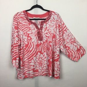 Beautiful Cathy Daniels 3/4 Sleeve Top